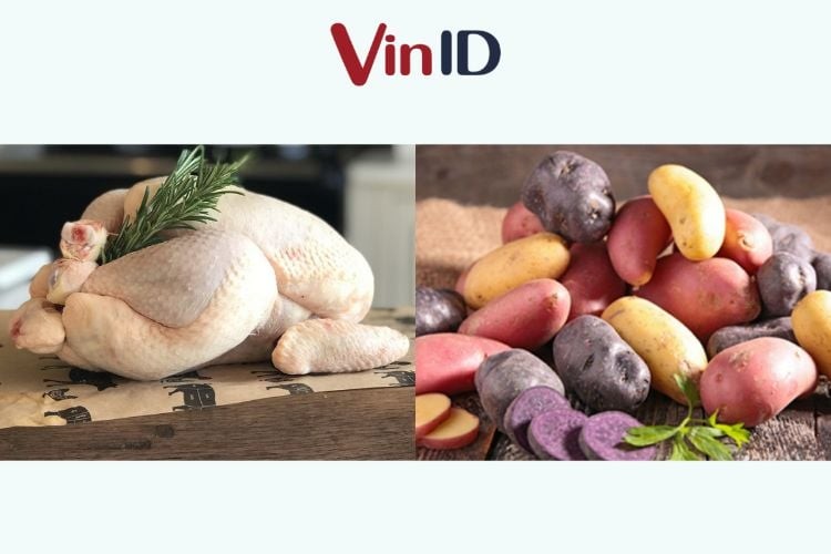 Rau củ tươi đầy màu sắc, chuẩn bị cho cách nấu canh gà rau củ bổ dưỡng