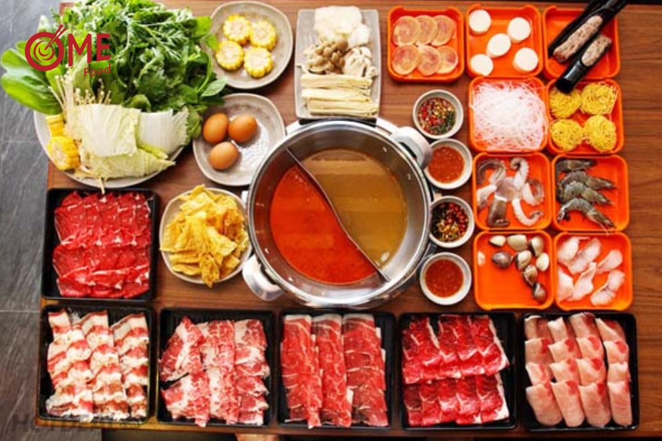 Một số nguyên liệu chính để nấu lẩu tomyum