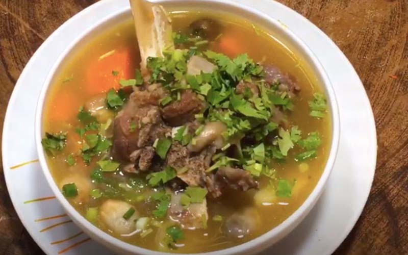 Cháo sườn bò đậu xanh bổ dưỡng