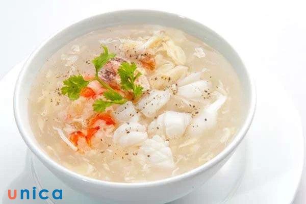 Cháo cua bổ dưỡng cho bé