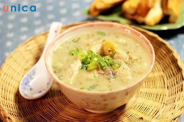 Cháo ếch mồng tơi siêu bổ dưỡng