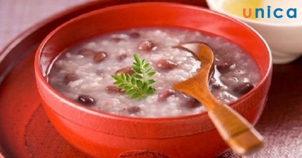 Cháo đậu đỏ bổ dưỡng cho trẻ nhỏ