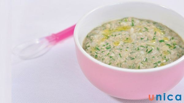 Cháo thịt bò, cà rốt và phô mai