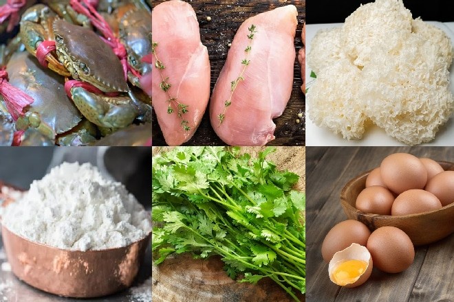 Tuyển chọn nguyên liệu tươi ngon để nấu súp cua nấm tuyết kinh doanh