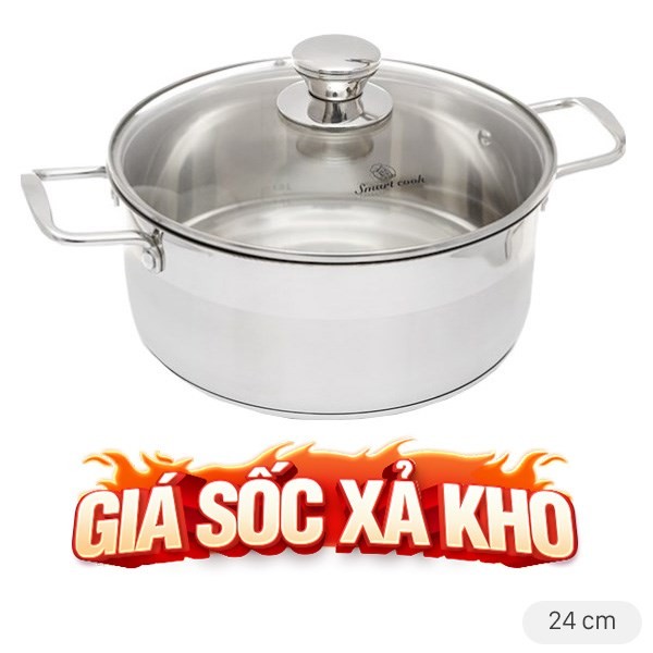 Nồi Smartcook inox 3 đáy, lựa chọn tin cậy để nấu canh cá rau cải