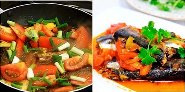 Cá thu sốt cà chua cùng dứa đậm đà