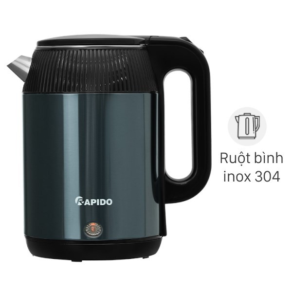 Bình đun siêu tốc Rapido RK2217-B 2.2 lít