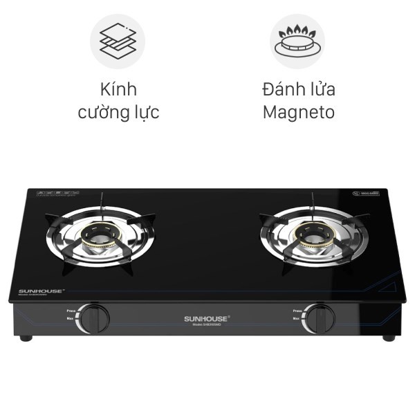 Bếp ga đôi Sunhouse SHB3105MD - Nấu ăn hàng ngày