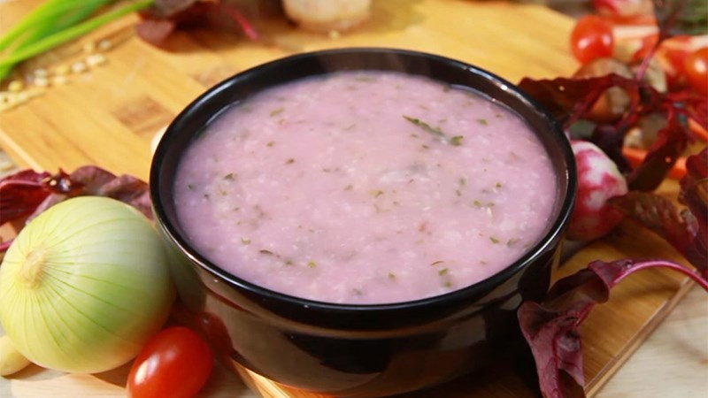 Cháo tôm rau dền cho bé đầy dinh dưỡng