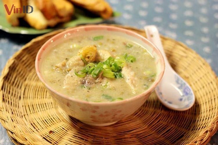 Cháo thịt bò đậu xanh mềm ngọt