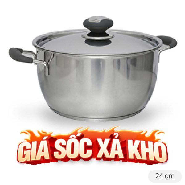 Nồi Fivestar inox 3 đáy, dụng cụ nấu canh cá rau cải