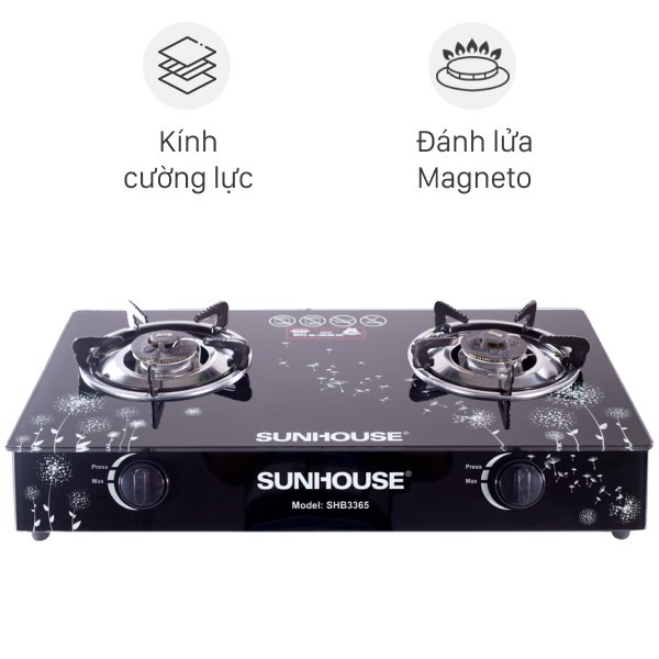 Bếp ga đôi Sunhouse SHB3365 - Bền bỉ cho món canh chua cá úc