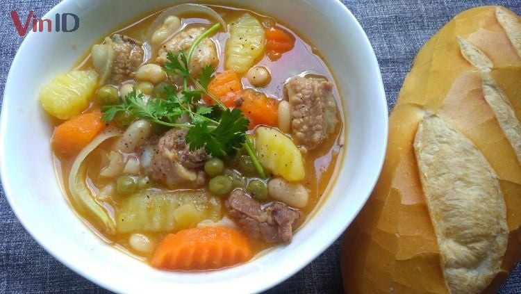 Sườn non nấu đậu Hà Lan thơm ngon và bổ dưỡng