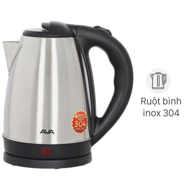 Hình ảnh bình đun siêu tốc AVA 1.7 lít màu trắng