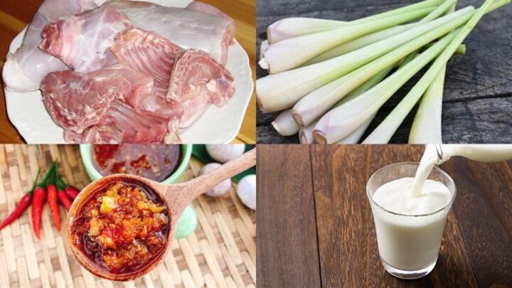 Nguyên liệu món ăn thịt thỏ giả cầy