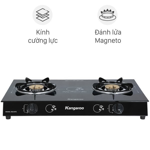 Bếp ga đôi Kangaroo KG207G - Giải pháp nấu canh chua cá úc