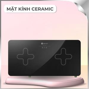 Bếp từ đôi Elmich ICE-8944, thiết kế sang trọng, dễ dàng nấu nướng