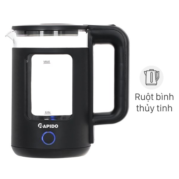 Bình đun siêu tốc Rapido RK1715B 1.7 lít