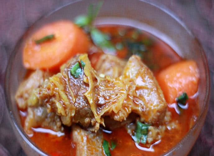 Bát bò kho đơn giản mà ngon