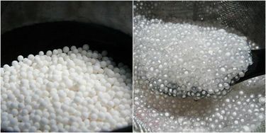 Hạt bột báng nhỏ li ti, trong suốt, nguyên liệu không thể thiếu cho món chè