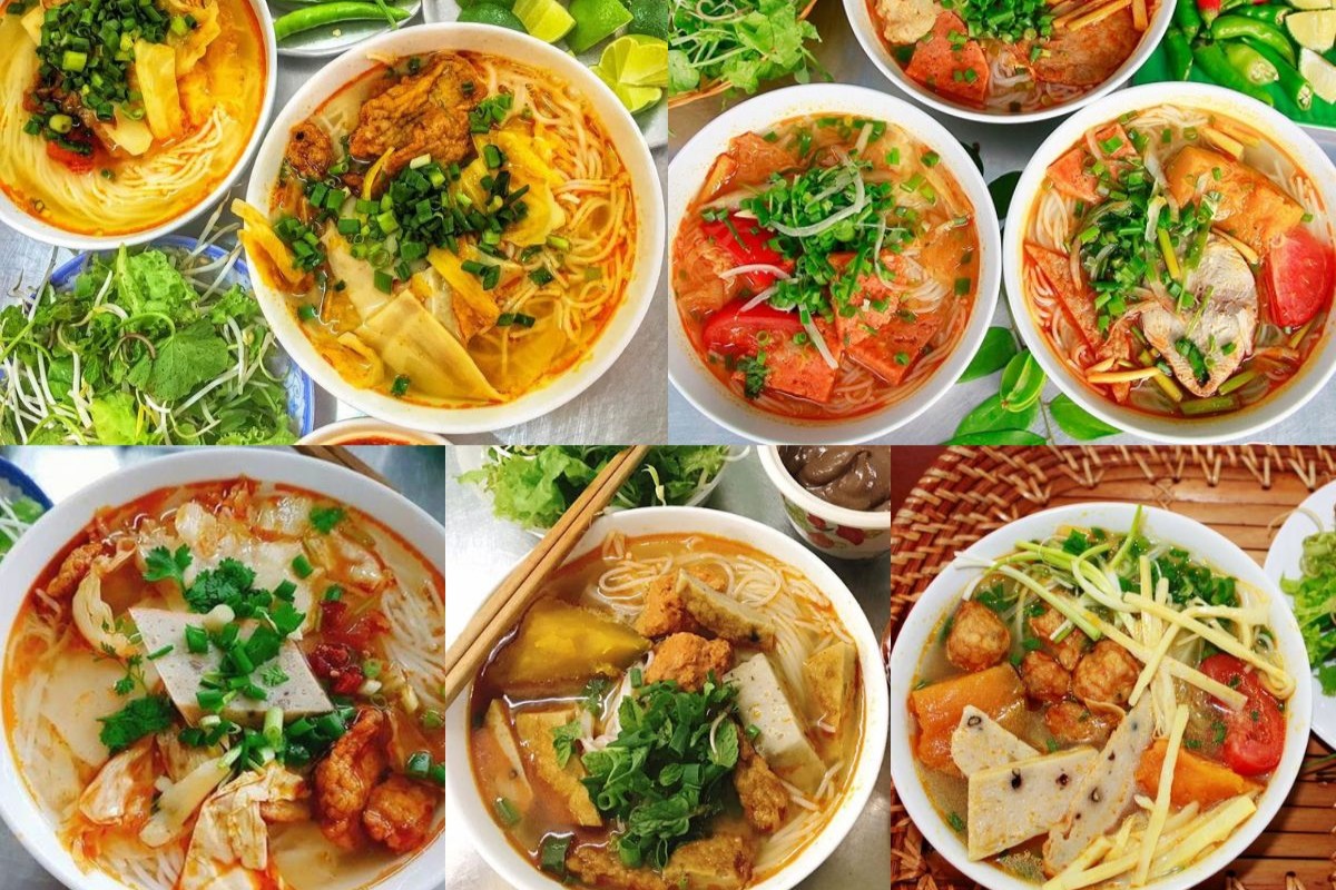 Tô bún chả cá sứa đặc trưng tại quán Cô Ba Nha Trang