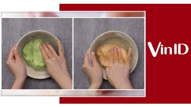 Tạo màu và nặn viên chè trôi nước ngũ sắc đều đẹp