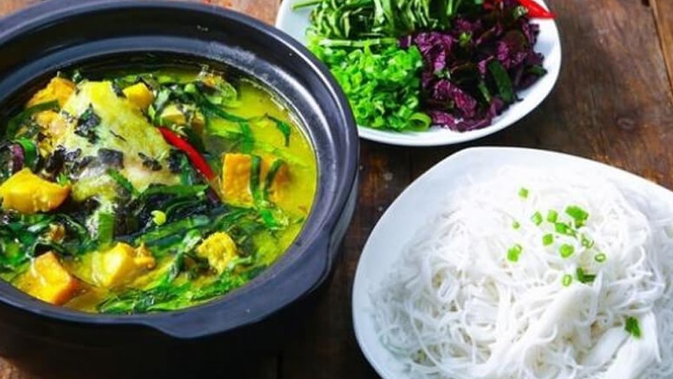 Món cá tầm om chuối đậu thơm ngon hấp dẫn đã hoàn thành