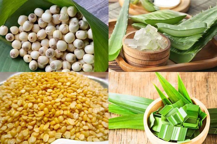 Quy trình thực hiện cách nấu chè đậu xanh lá dứa với hạt sen chi tiết