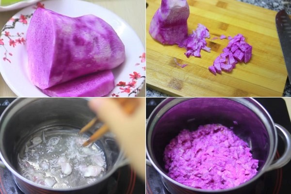 Hướng dẫn sơ chế khoai mỡ đúng cách trước khi nấu canh