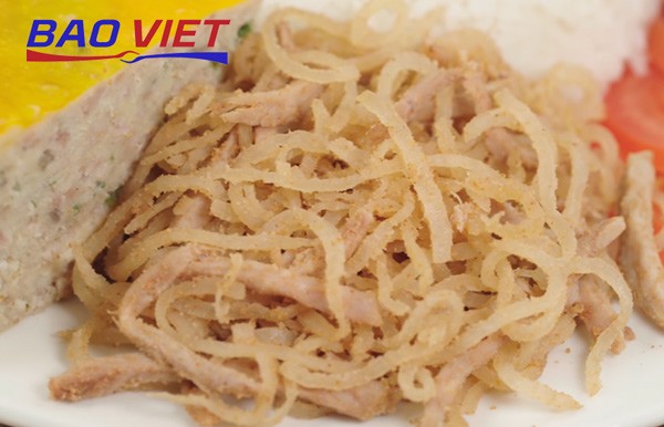Bì heo trộn thính thơm ngon, bí quyết cho món cơm tấm bán đặc sắc