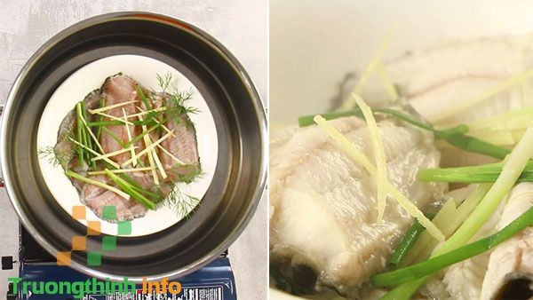 Cá rô phi hấp cùng gừng và thì là, giữ trọn hương vị cho bún cá rô phi rau cải
