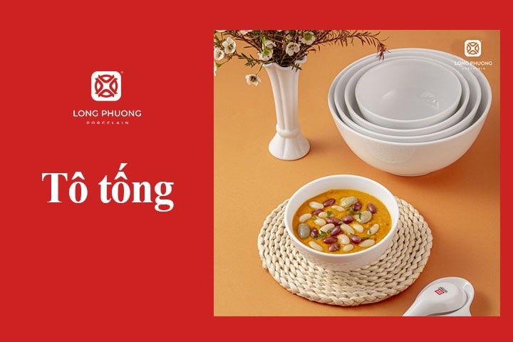 Tô tống sứ đựng bún đẹp, lựa chọn hoàn hảo cho phong cách ẩm thực của bạn