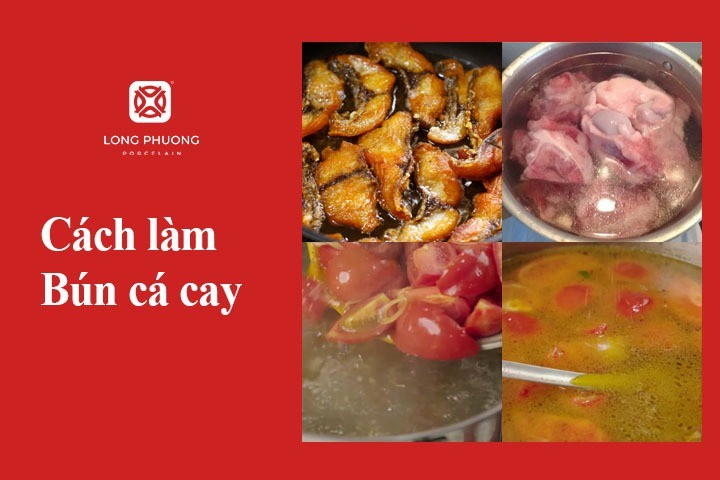 Bát bún cá cay Hải Phòng với nước dùng đậm đà, hấp dẫn, dễ làm tại nhà
