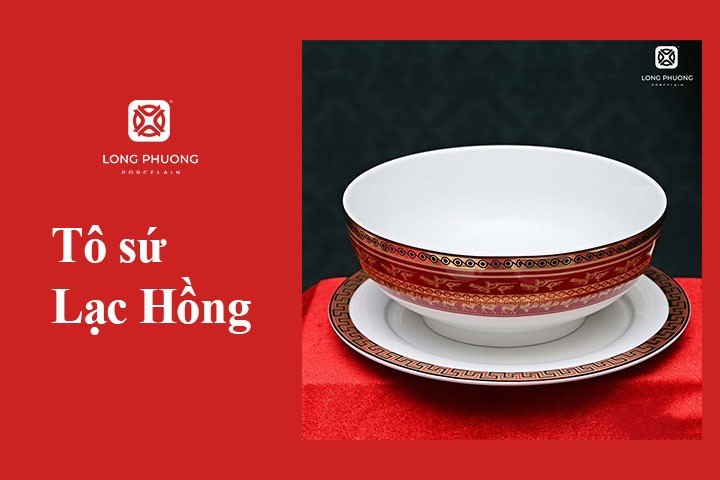 Mẫu tô sứ Lạc Hồng từ Sứ Long Phương, lựa chọn hoàn hảo để đựng bún tại nhà