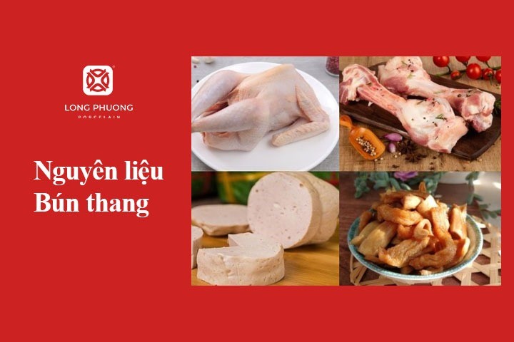 Nguyên liệu phong phú cho món bún thang, biểu tượng ẩm thực Hà Nội tại nhà