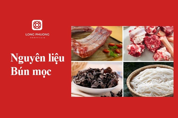 Chuẩn bị nguyên liệu cơ bản để nấu bún mọc đơn giản tại nhà