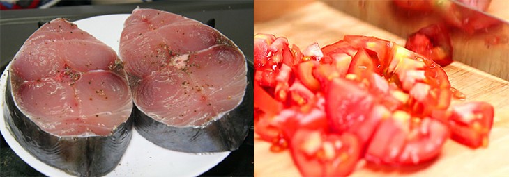Sơ chế cá thu khô để làm món cá sốt cà chua ngon