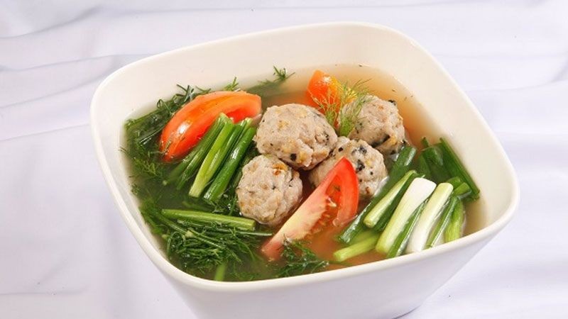 Món canh chua chả cá thác lác sau khi hoàn thành