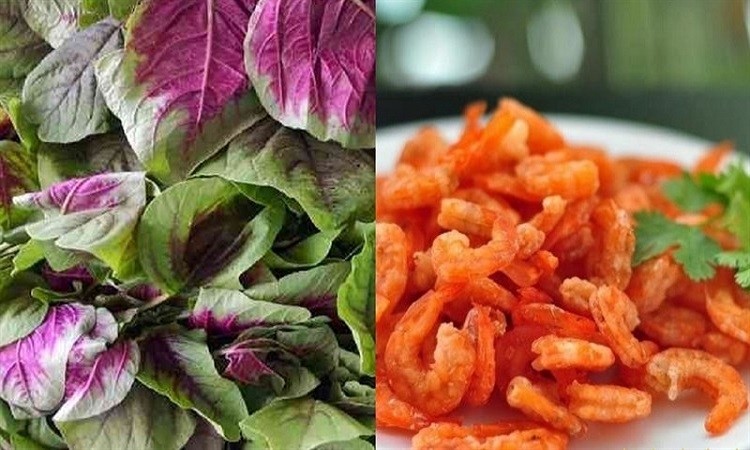 Nguyên liệu cần thiết cho cách nấu canh rau dền tôm khô