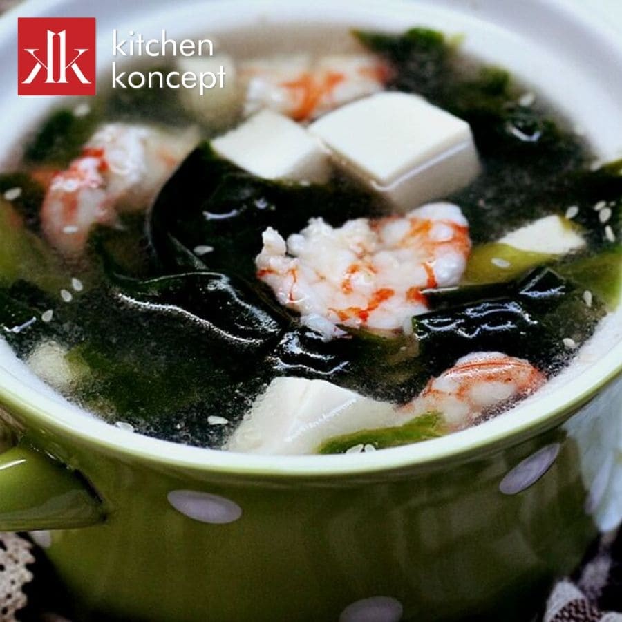 Canh rong biển tôm tươi ngọt nước