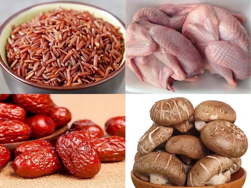 Bát cháo chim bồ câu hầm táo đỏ thơm ngon, bổ dưỡng chuẩn bị cho bé