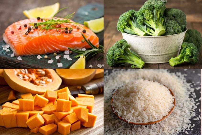 Cách nấu cháo bông cải xanh kết hợp bí đỏ cho bé ăn dặm