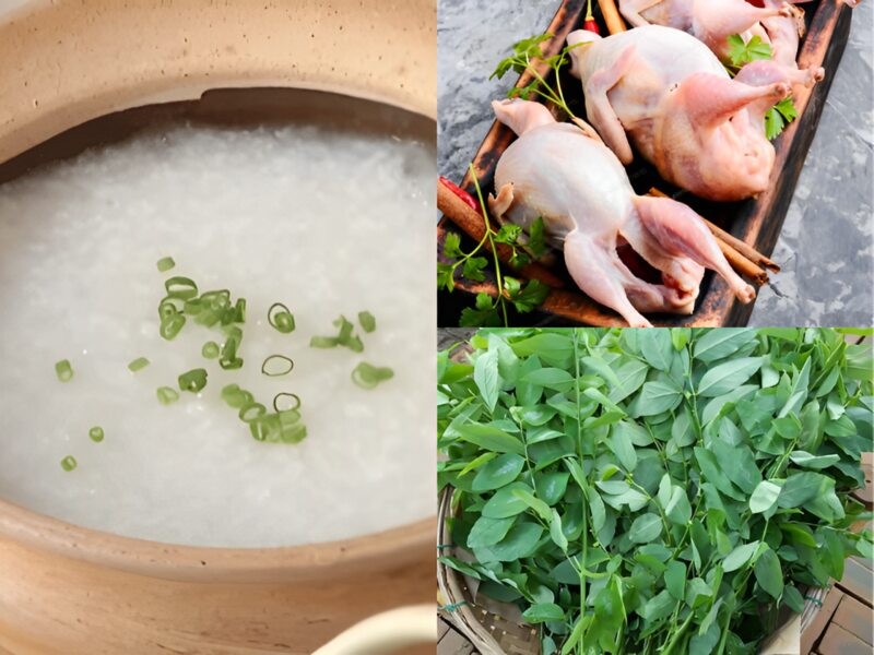 Cháo chim bồ câu rau ngót giúp bà bầu và phụ nữ sau sinh tăng cường sức khỏe