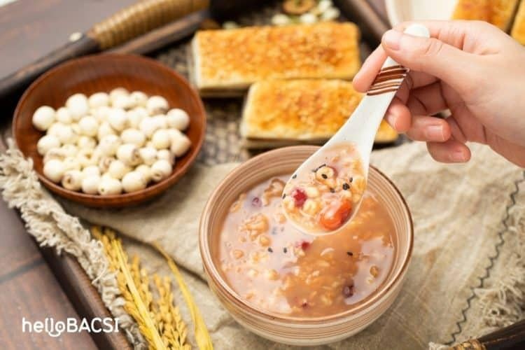 Tô cháo hạt sen thịt băm thơm ngon, bồi bổ sức khỏe