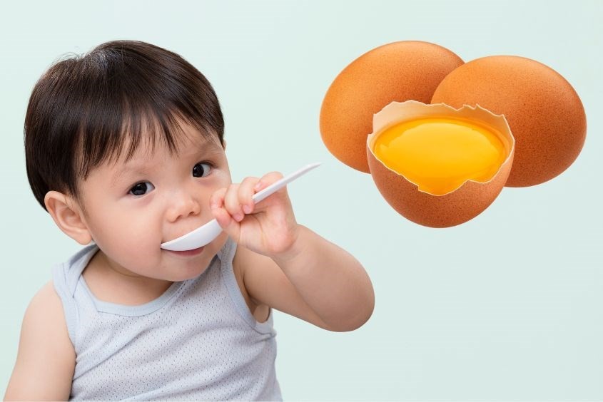 Lịch trình ăn trứng phù hợp khi nấu cháo trứng đậu hũ non cho bé