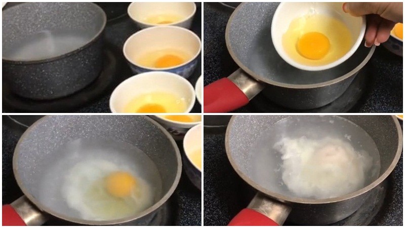 Kỹ thuật chần trứng gà cẩn thận cho món chè đậu xanh