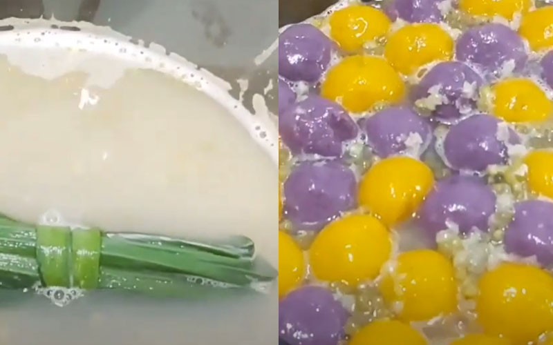 Nấu chè đậu xanh bí đỏ khoai lang trong nồi