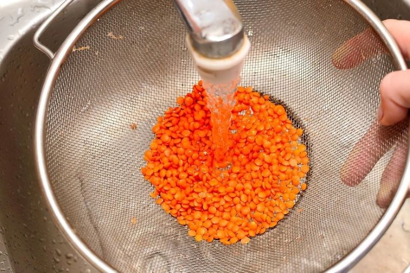 Đậu lăng đỏ đã rửa sạch