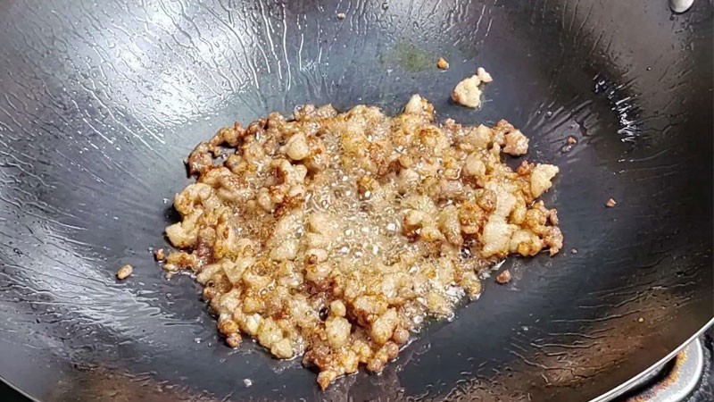 Làm sốt thịt cho topping món ăn dùng nước lèo