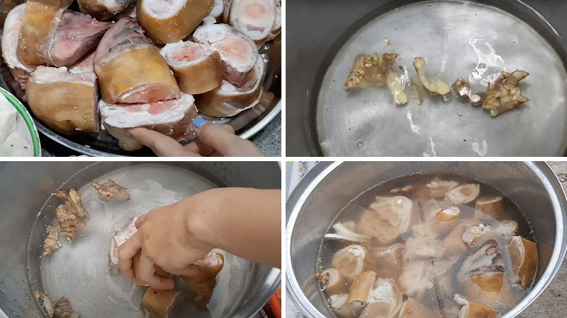 Sơ chế dựng bò sạch cho lẩu dựng bò